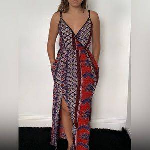 Lottie & Holly Band of Gypsies Patchwork Maxi Dress